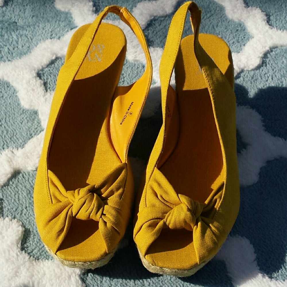 Peep Toe Wedges